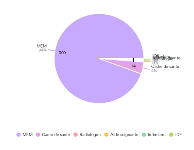 Profil professionnel des répondants